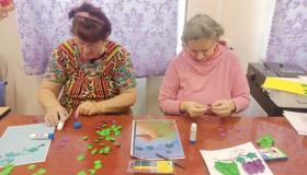 В клубе по интересам " Вдохновение"  уже открыт весенний сезон