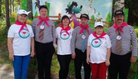 27 июня команда" Ну, погоди" ГБСУ С О " Видлицкого ДИ" принимала участие в сgортивно- развлекательном мероприятии в ГБСУ СО ПНИ " Черемушки"