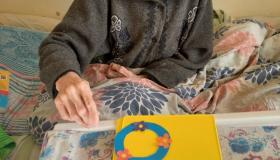 На отделении маломобильных мастер-класс