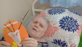 Занятие на отделение милосердия ( 10 отделение) на тему « Букет из вербы»