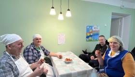 На сопровождаемом проживании сегодня было жарко!